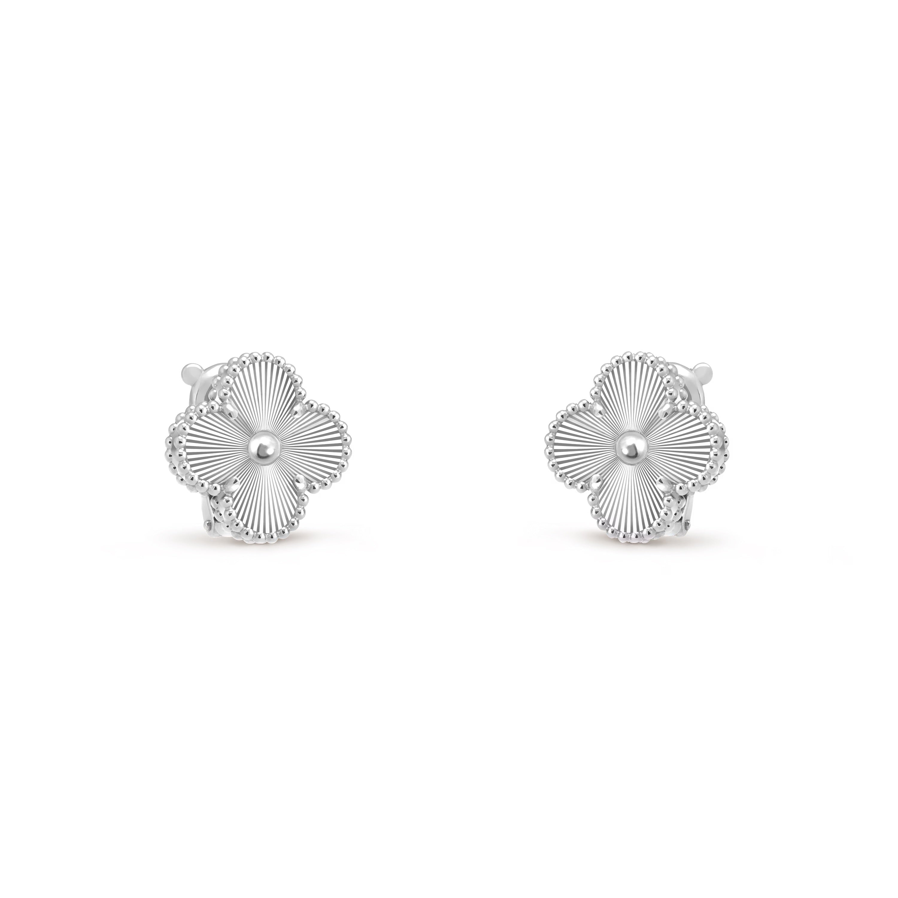 14ct Clover Charm Earrings