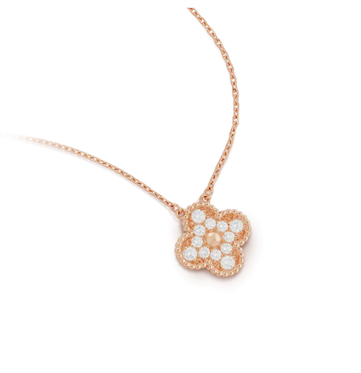 14ct Clover Charm Pendant