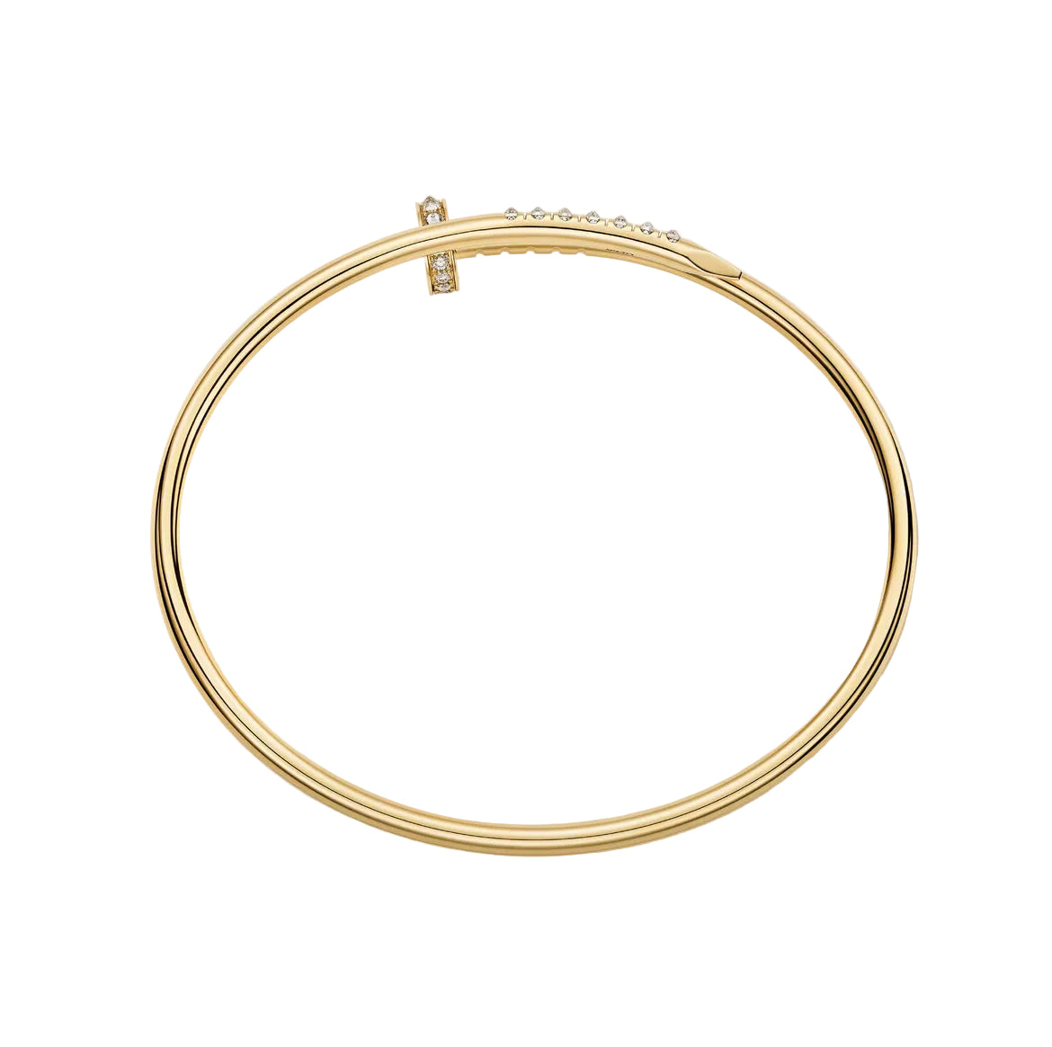 14ct Yellow Gold Nail Bracelet/Small