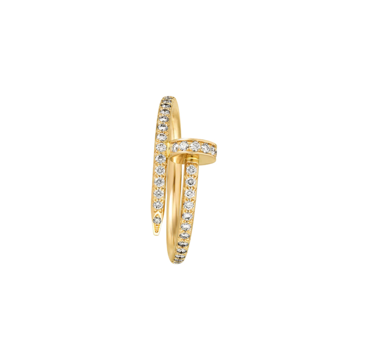 14ct Yellow Gold Nail Ring