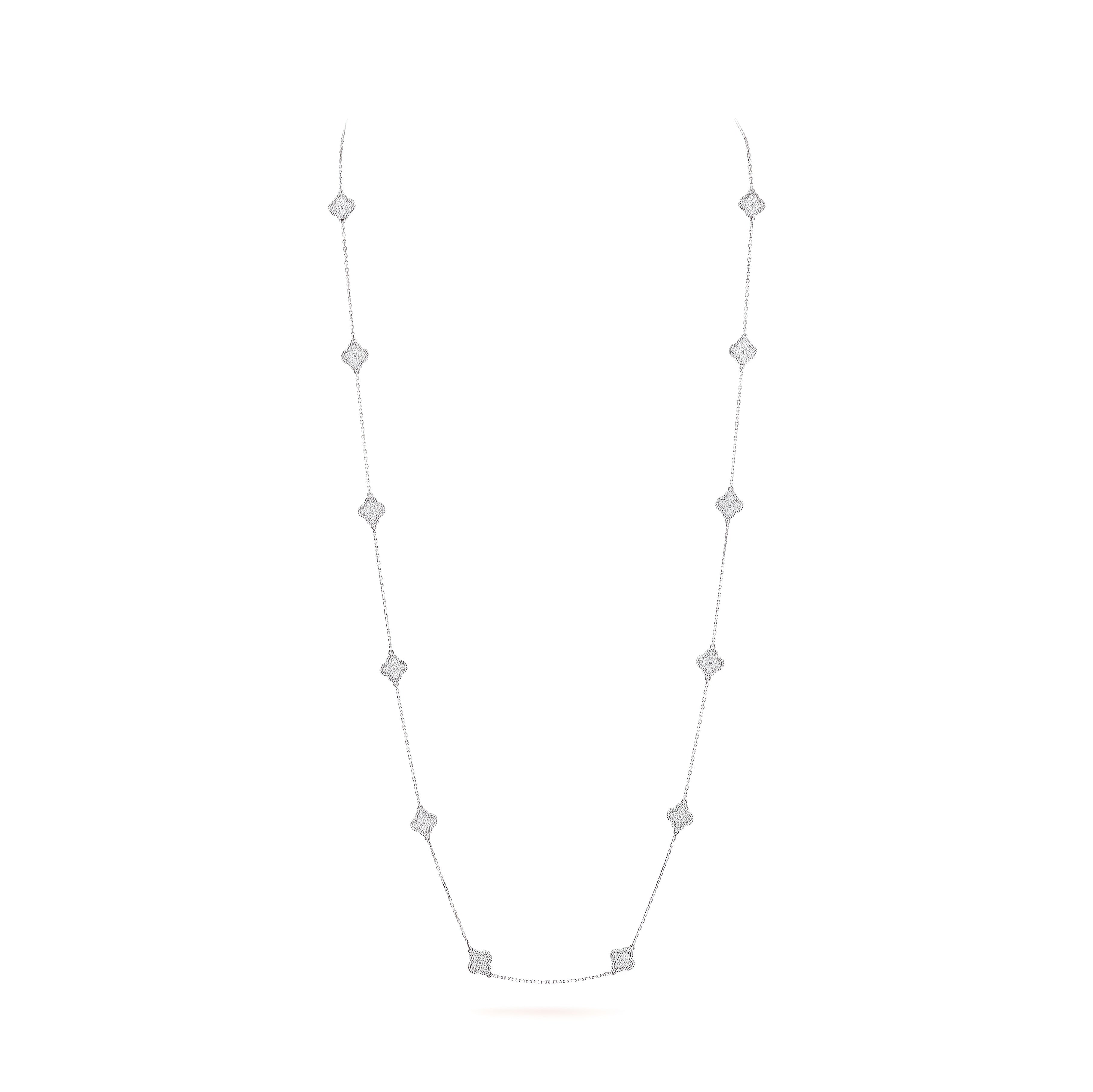 14ct Clover Charm Necklace/Mini