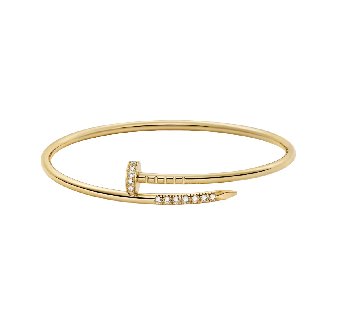 14ct Yellow Gold Nail Bracelet/Small
