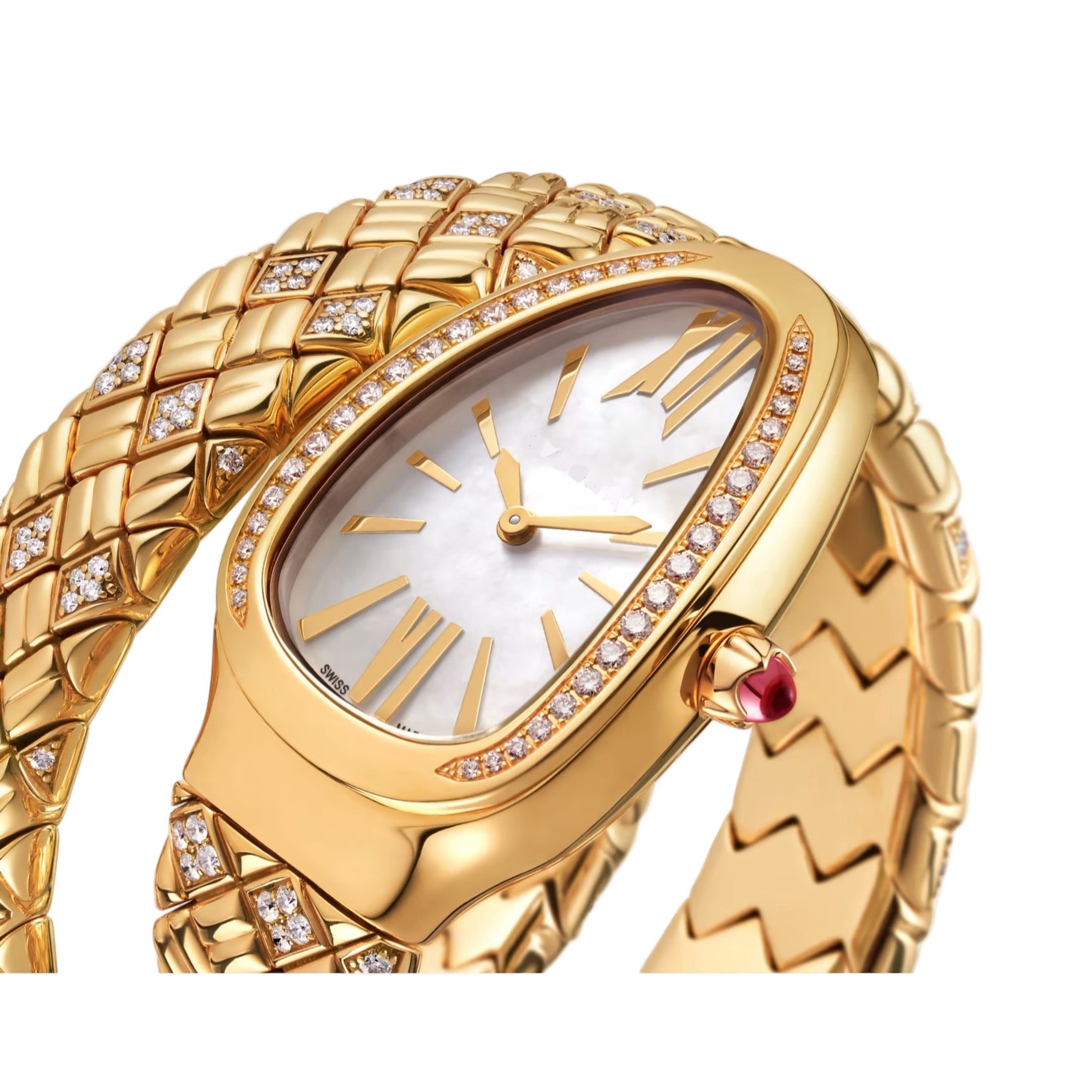 14ct Yellow Gold Serpenti Watch